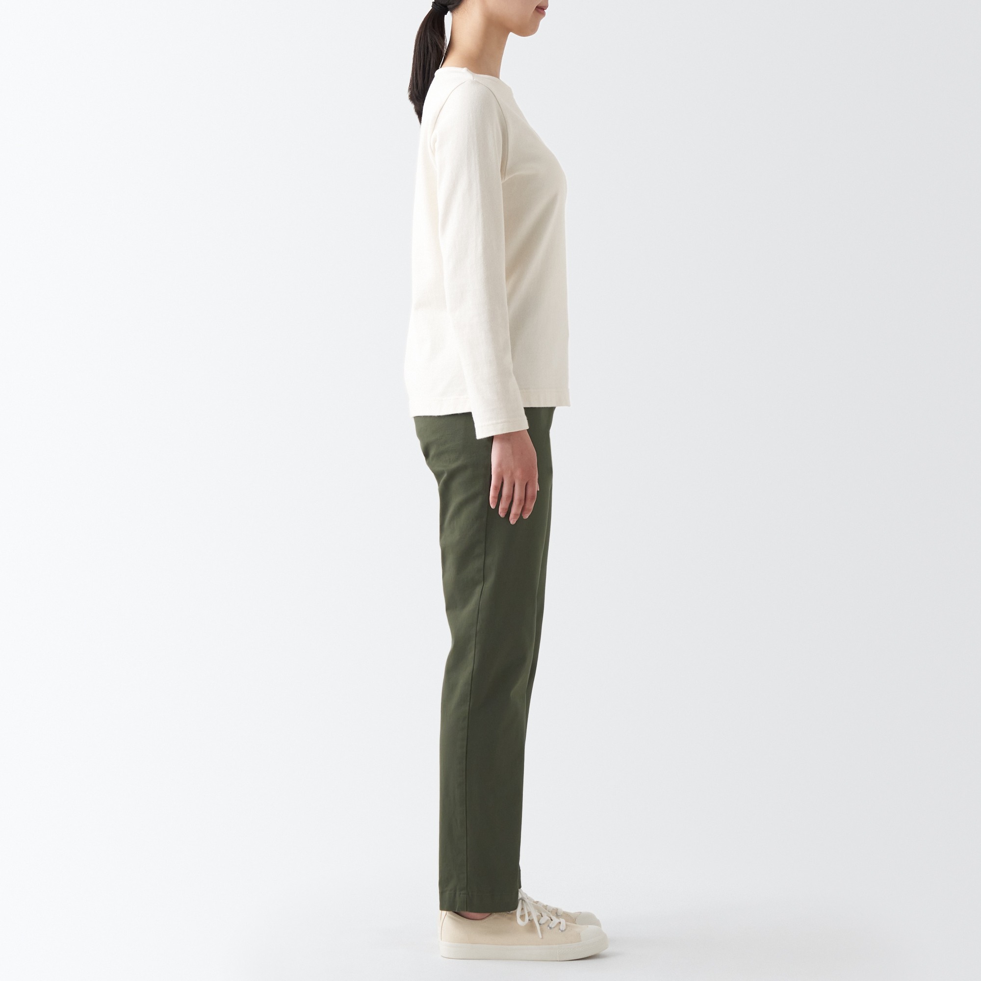 4-Way stretch chino Boyfit pants