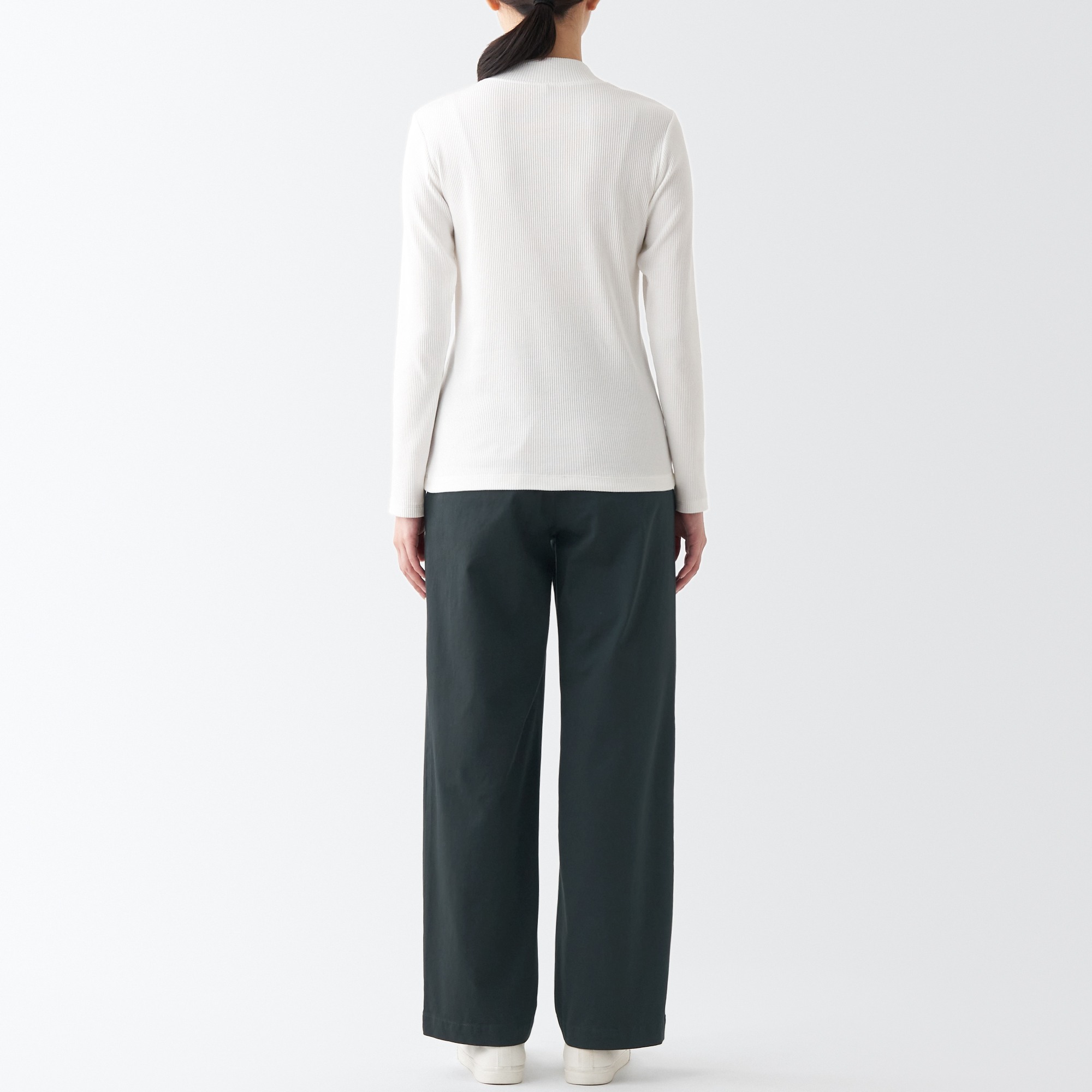 4-Way stretch chino Wide pants