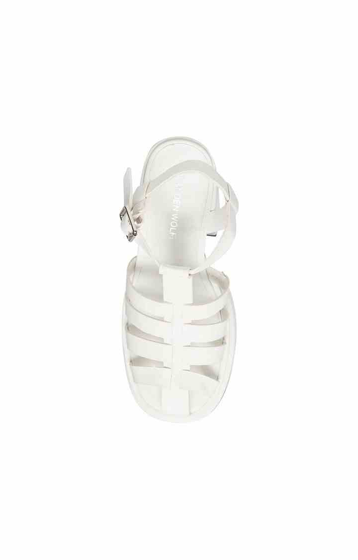 Carlita White Heel Sandals