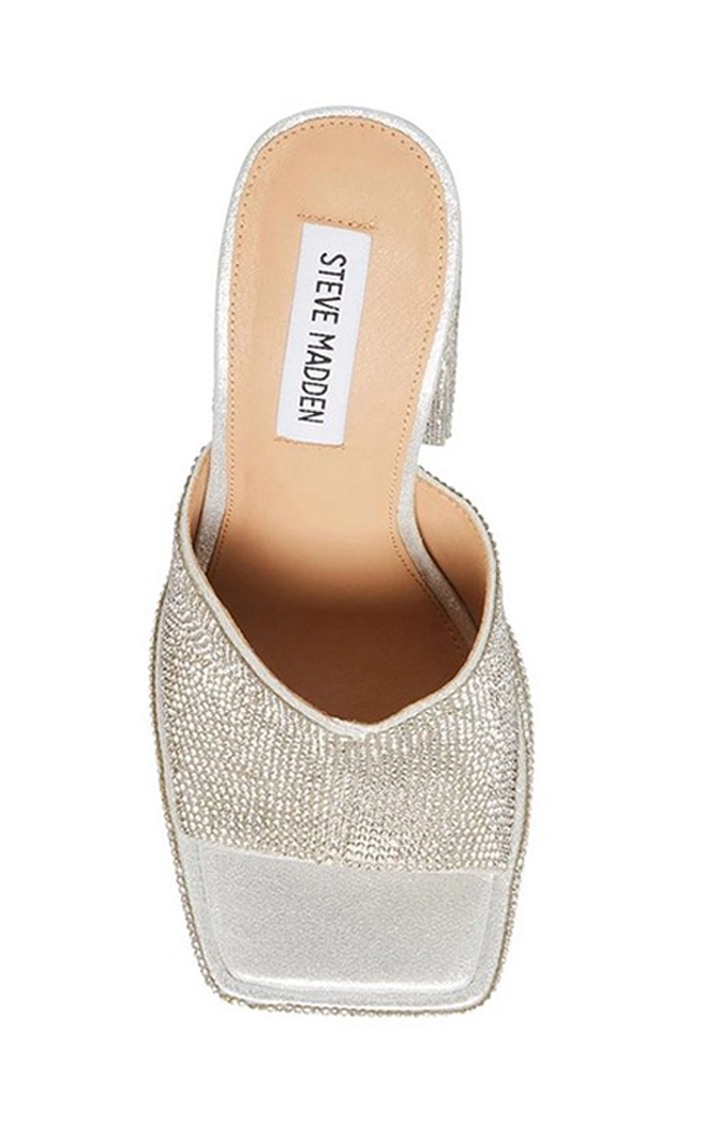 Trixie-R Silver Heel Sandals