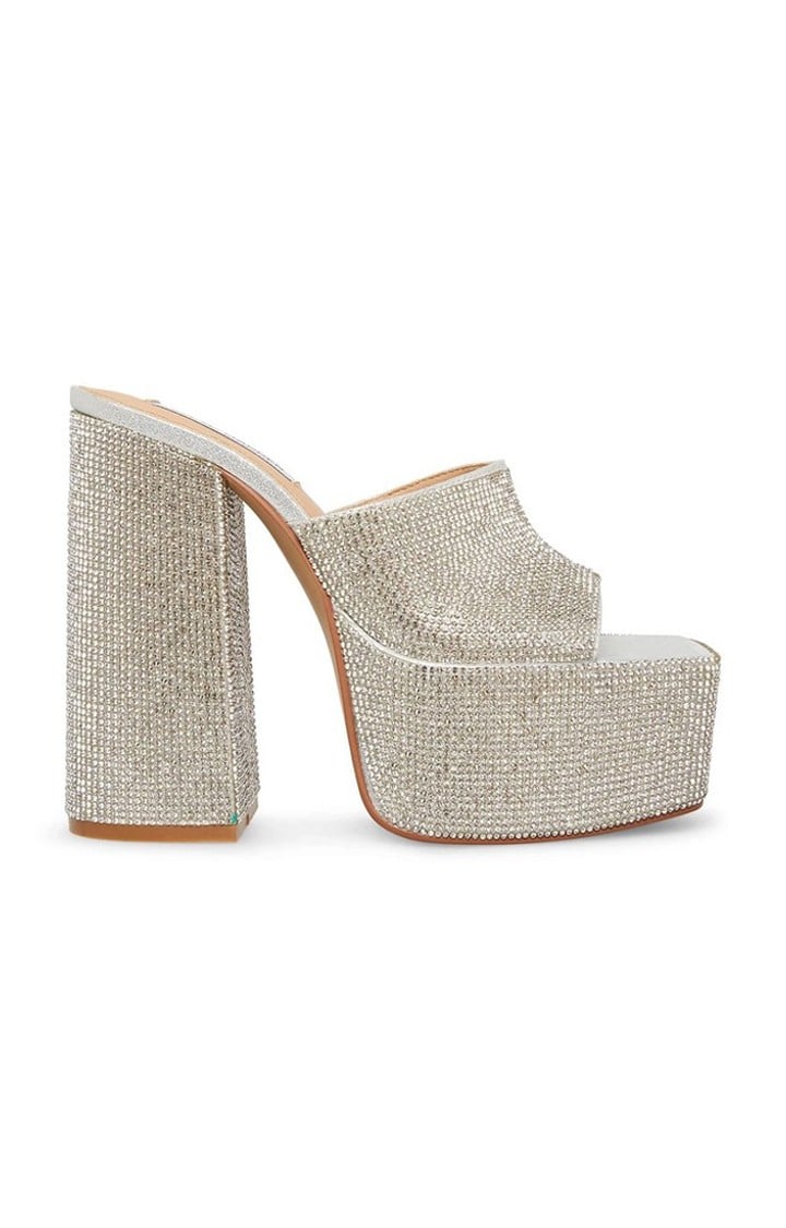 Trixie-R Silver Heel Sandals