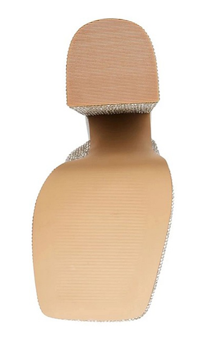 Trixie-R Silver Heel Sandals