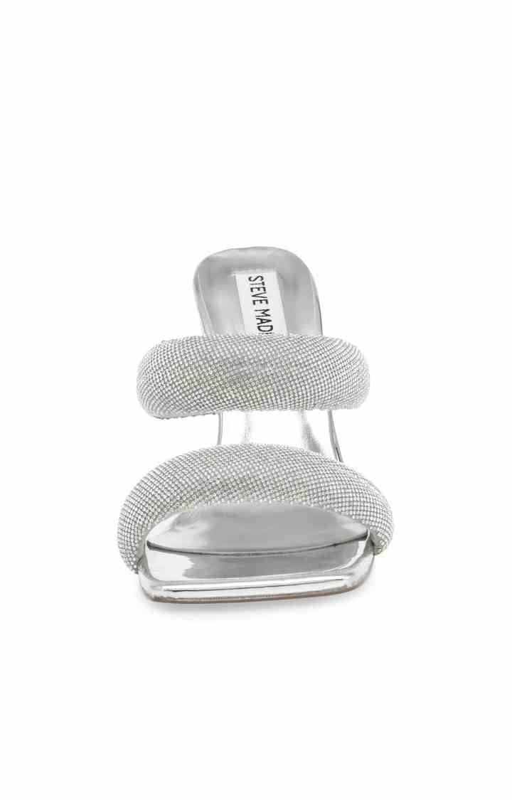 Jetsetter Silver Heel Sandals
