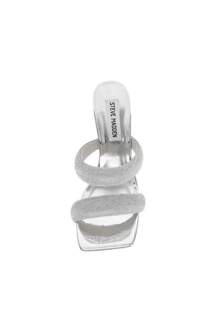Jetsetter Silver Heel Sandals