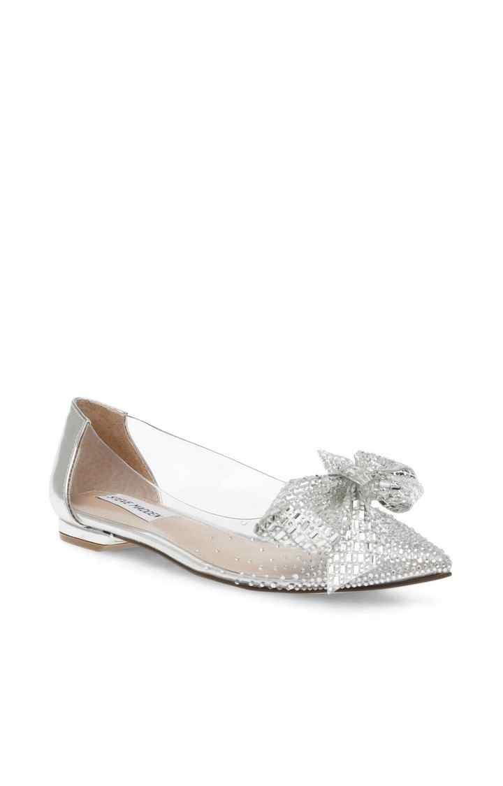 Julisa Silver Closed Flats & Ballerinas