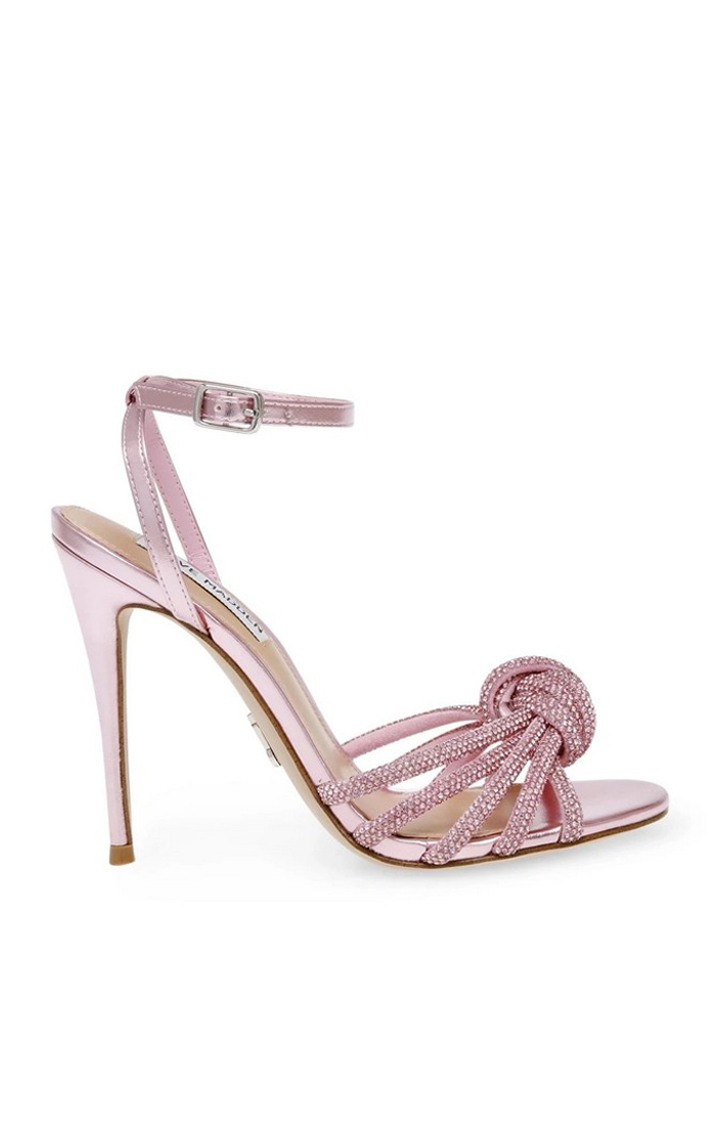 Bedazzle Pink Heel Sandals