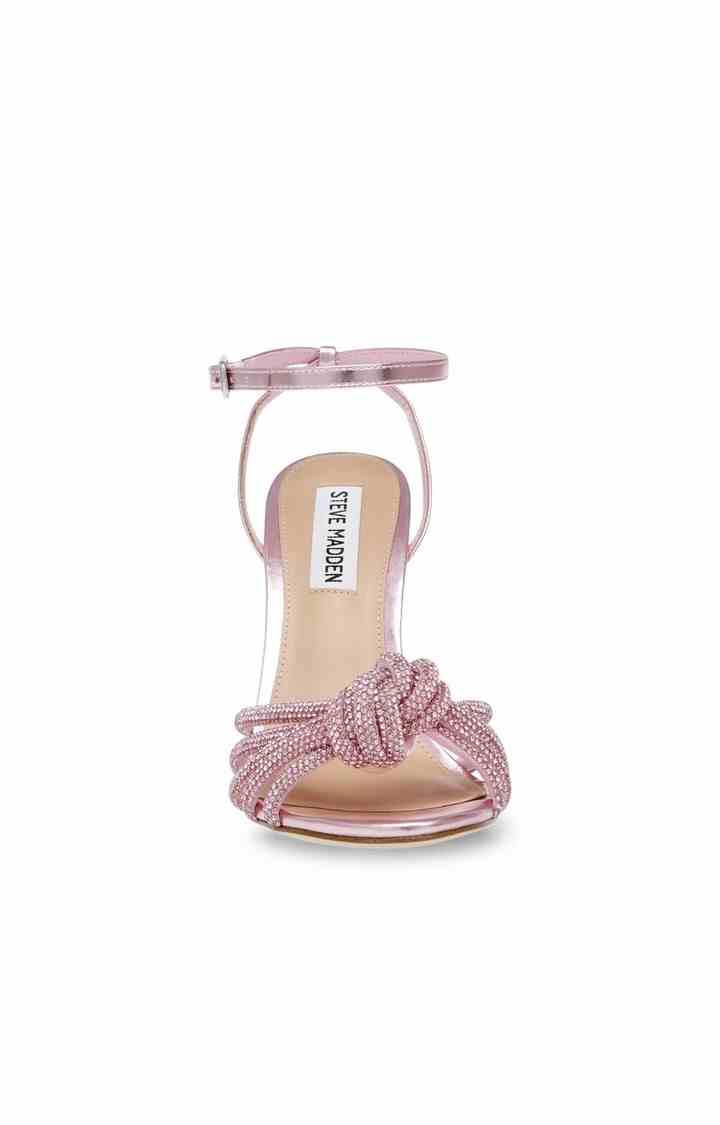 Bedazzle Pink Heel Sandals