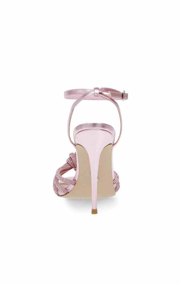 Bedazzle Pink Heel Sandals