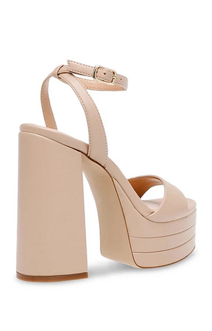 Timely Natural Heel Sandals