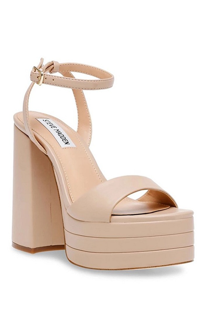 Timely Natural Heel Sandals