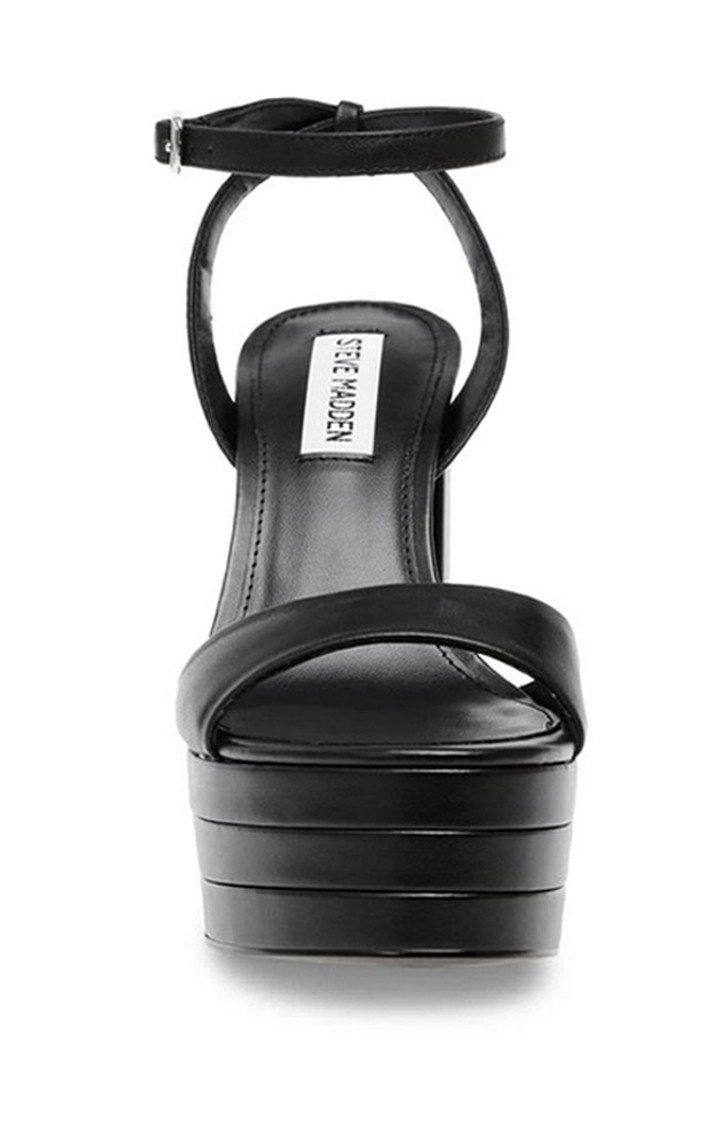 Timely Black Heel Sandals