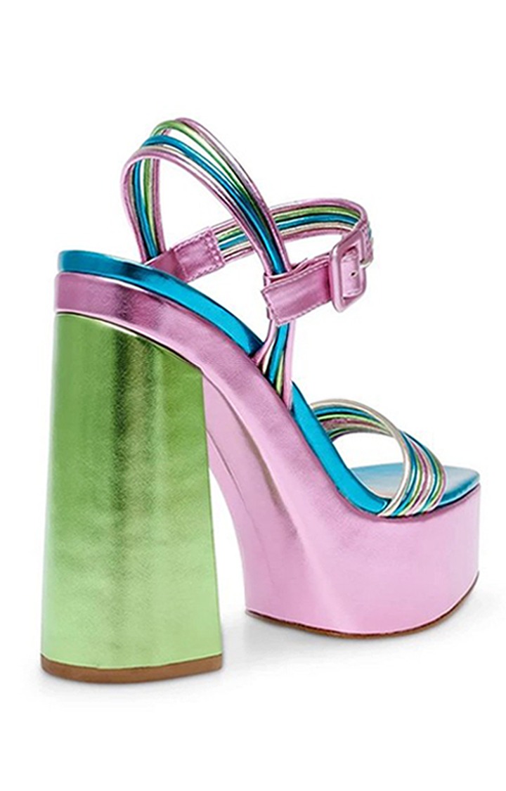 Pin-Up Pink Heel Sandals