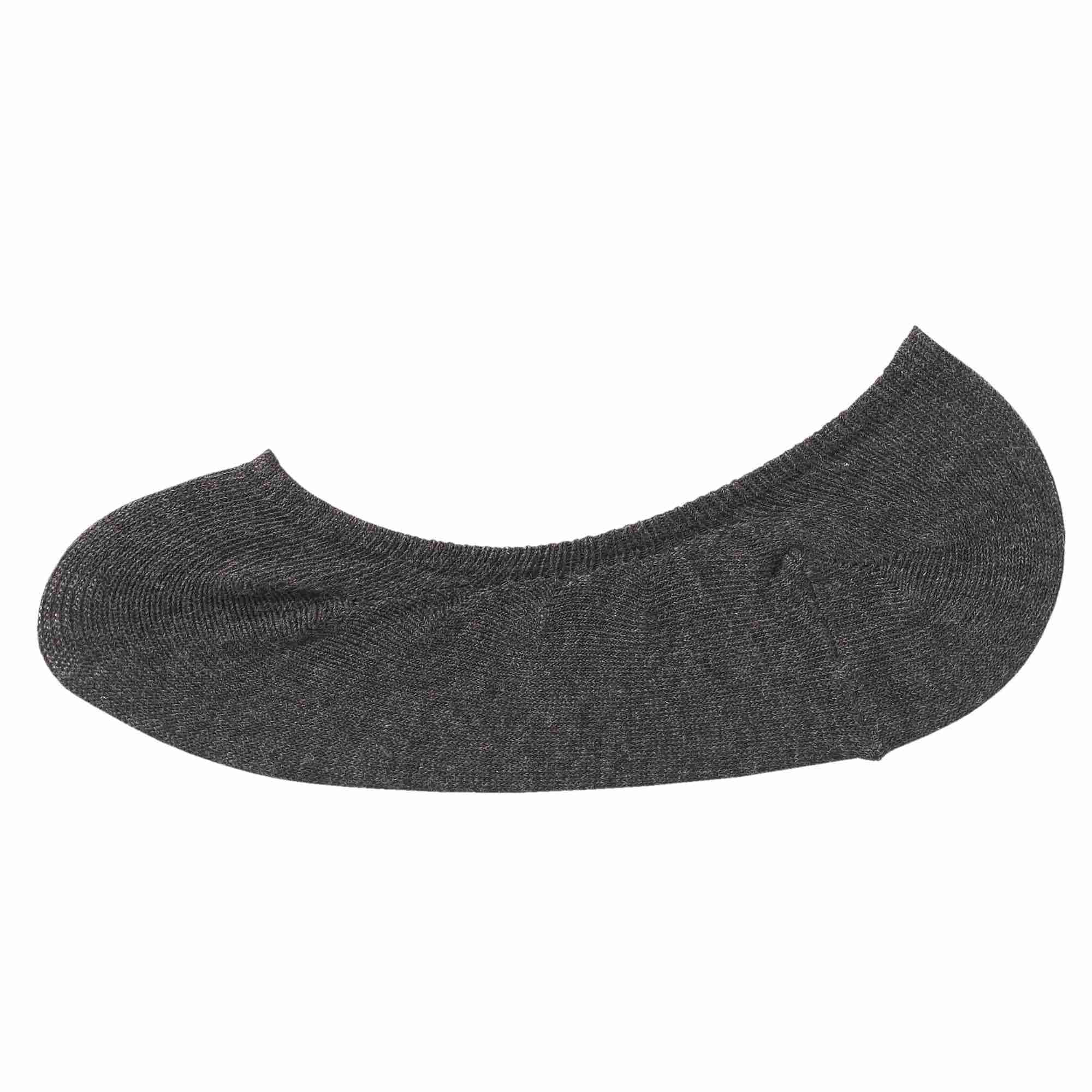 Non-Slip Cotton Blend No-show socks (Wide-Toe)