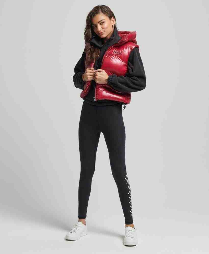 SHINE QUILT CROPPED PADDED GILET