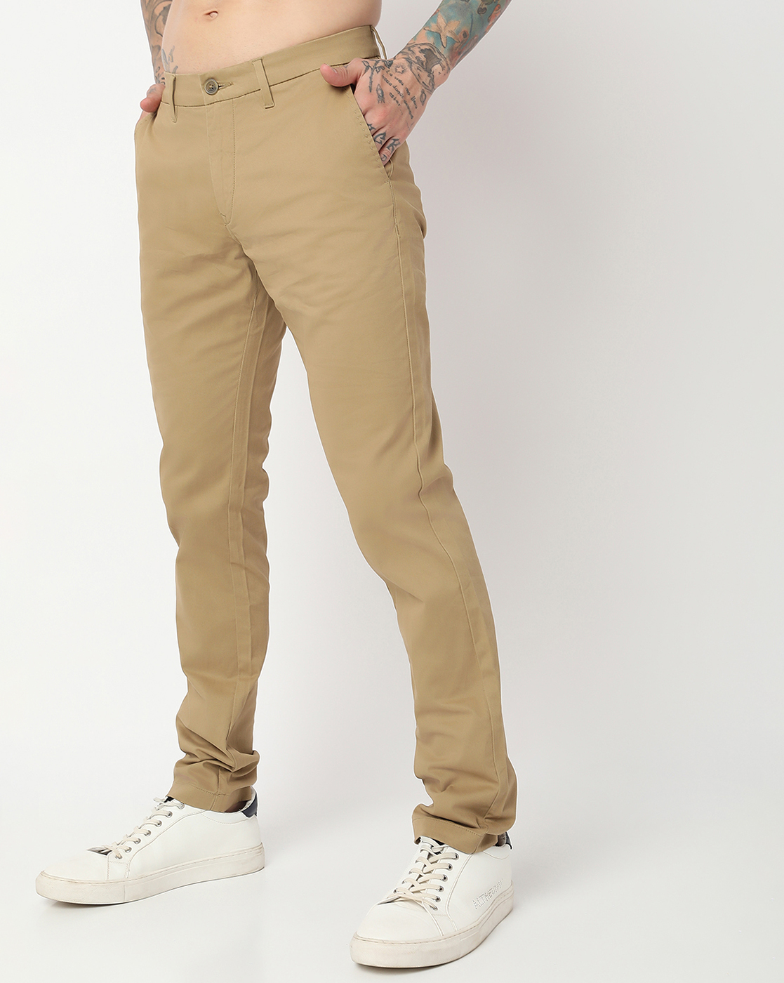 Men's Solid Chino