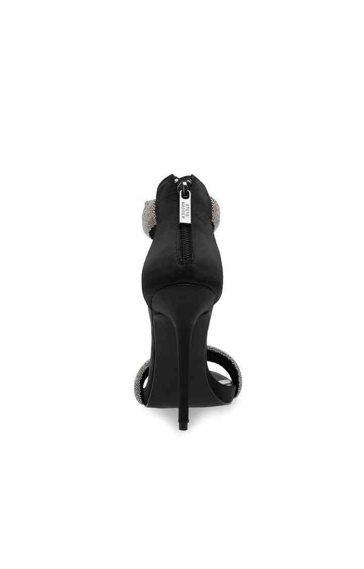 Makenna Black Heel Sandals