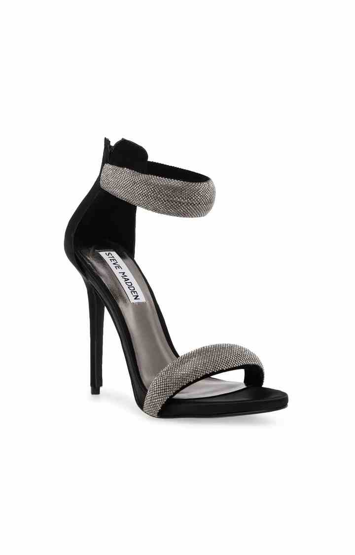 Makenna Black Heel Sandals