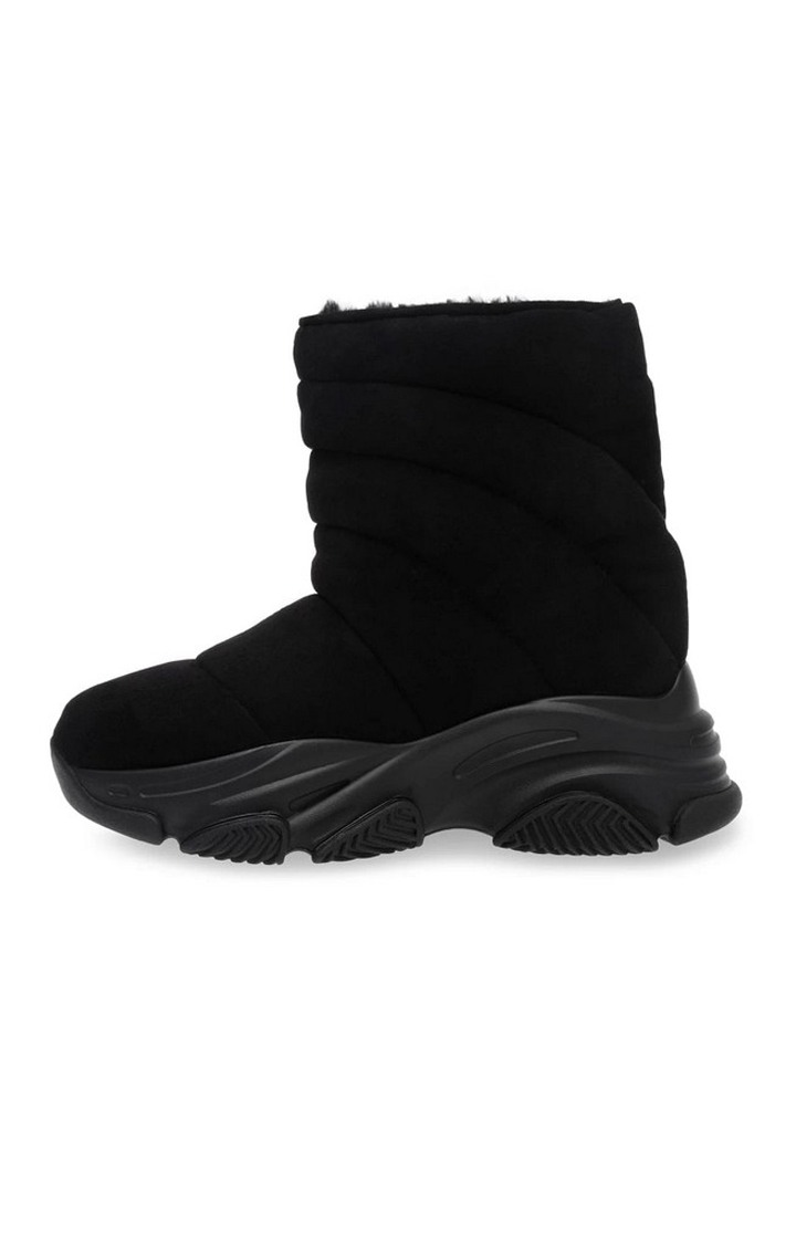 Puff Black Boots