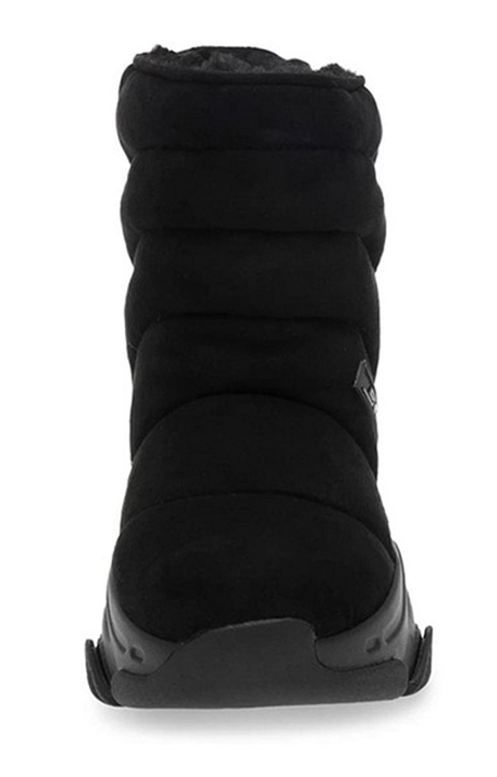 Puff Black Boots