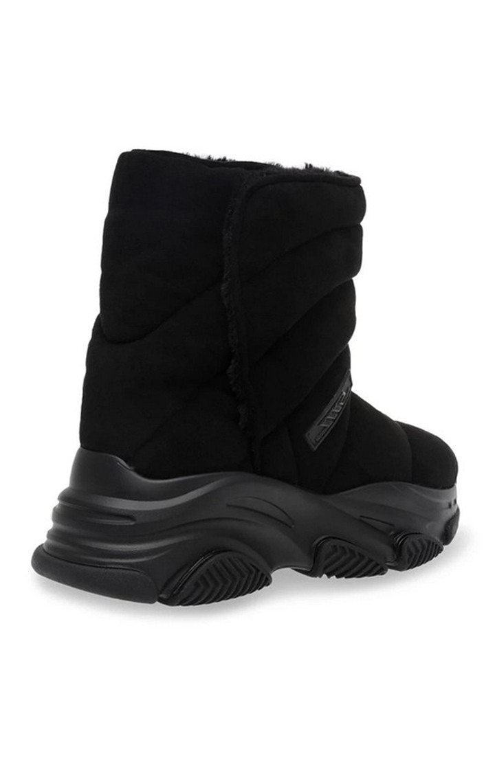 Puff Black Boots