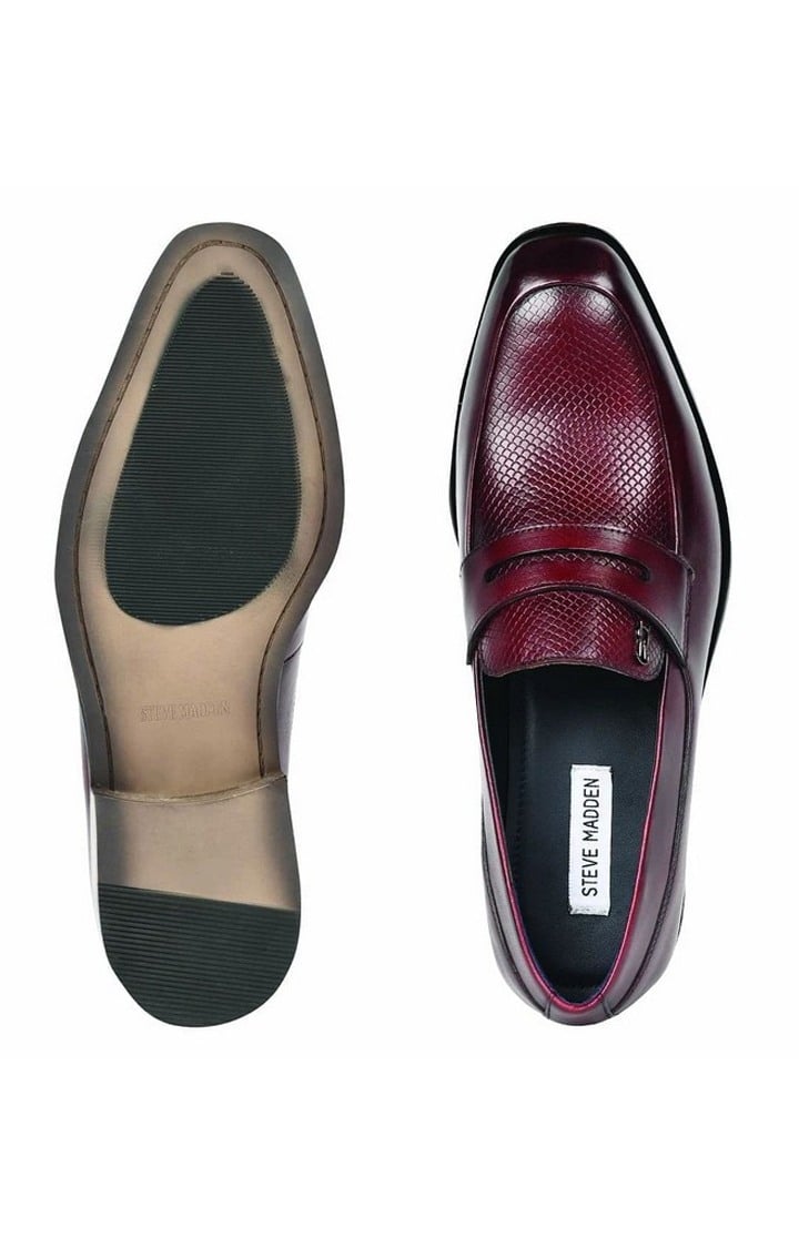 Sm-1513 Red Tie-Ups & Dress Loafers