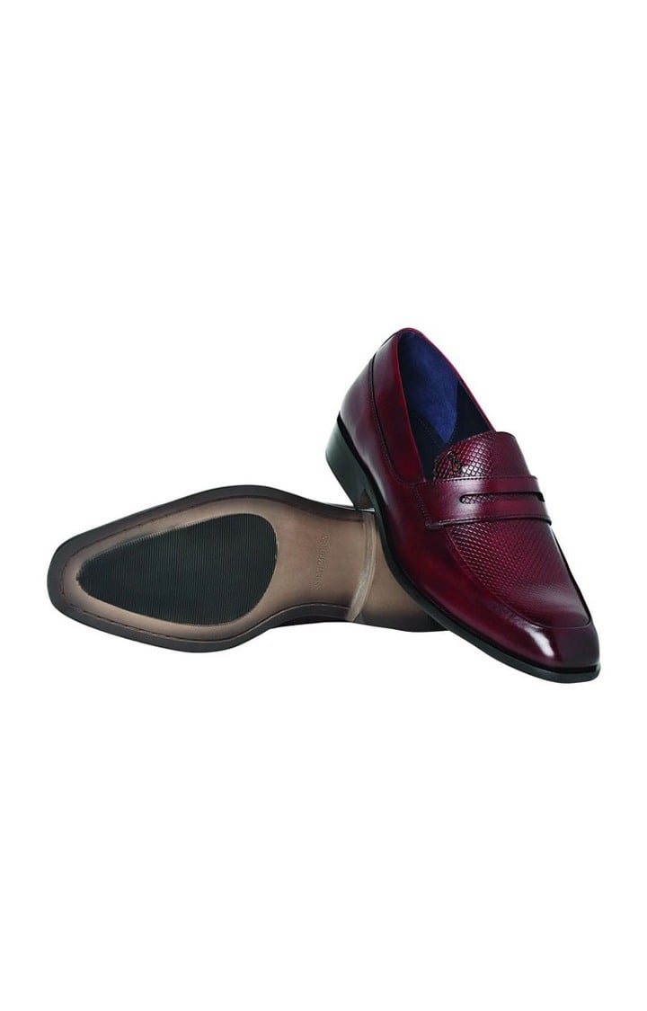 Sm-1513 Red Tie-Ups & Dress Loafers
