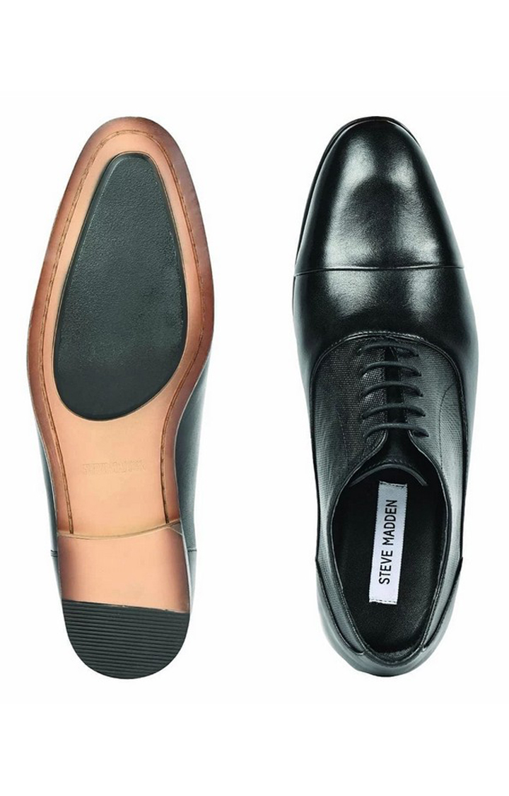 Sm-1515 Black Tie-Ups & Dress Loafers