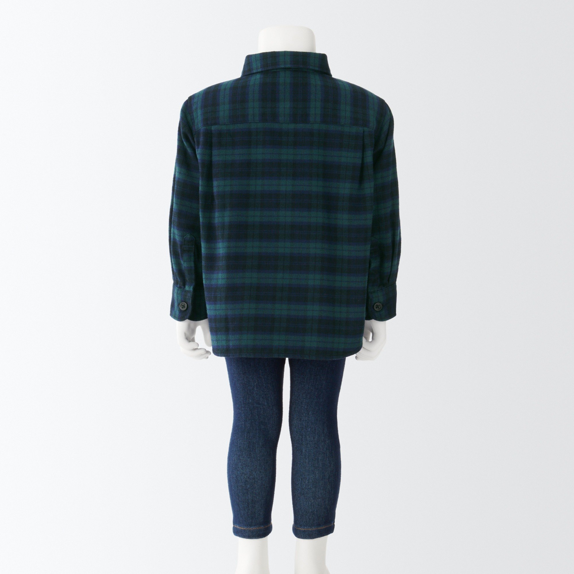 Flannel regular collar shirt (Baby)