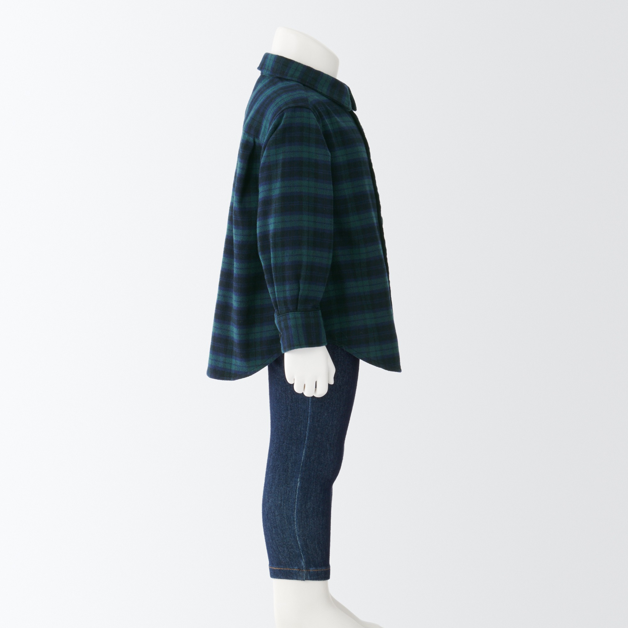 Flannel regular collar shirt (Baby)