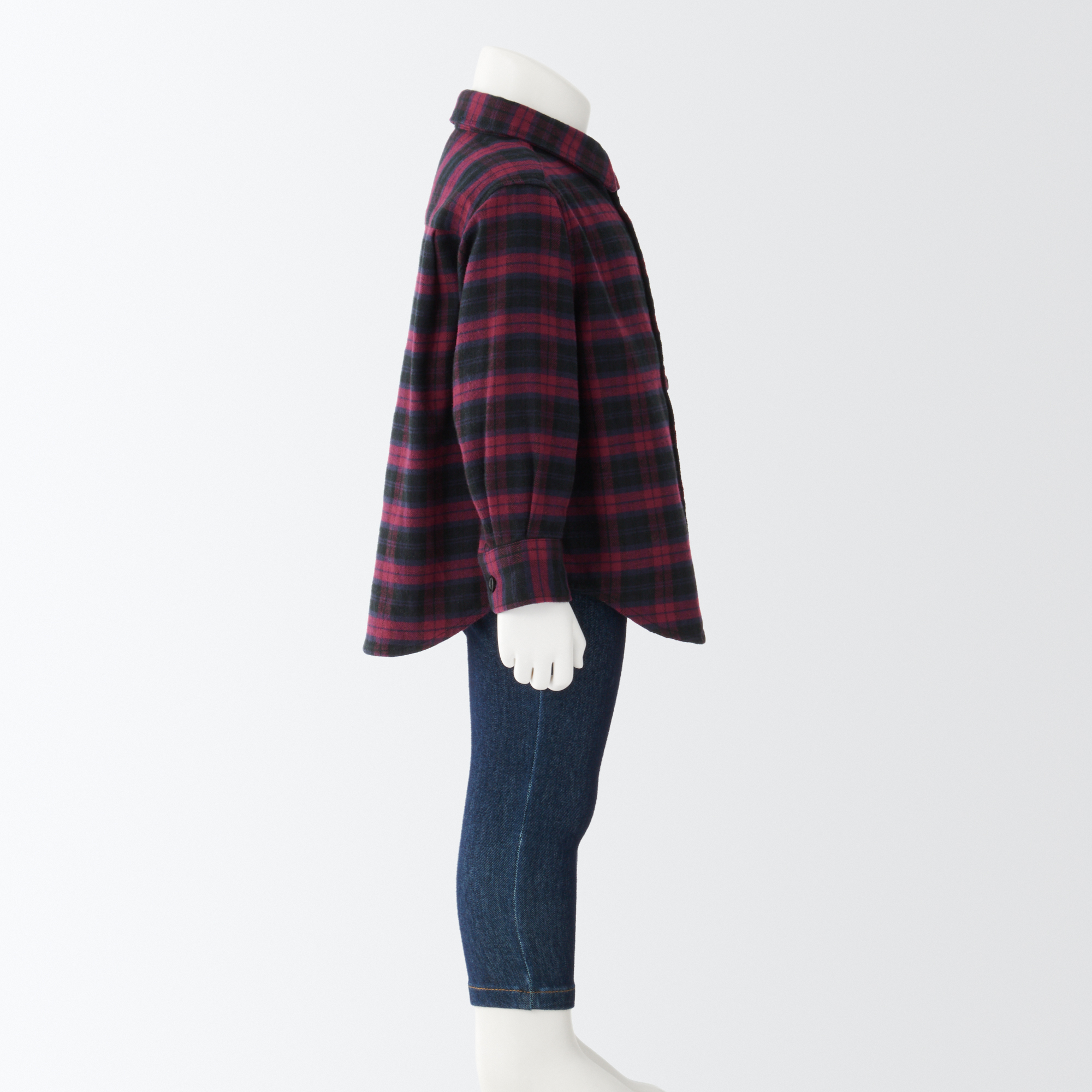 Flannel regular collar shirt (Baby)