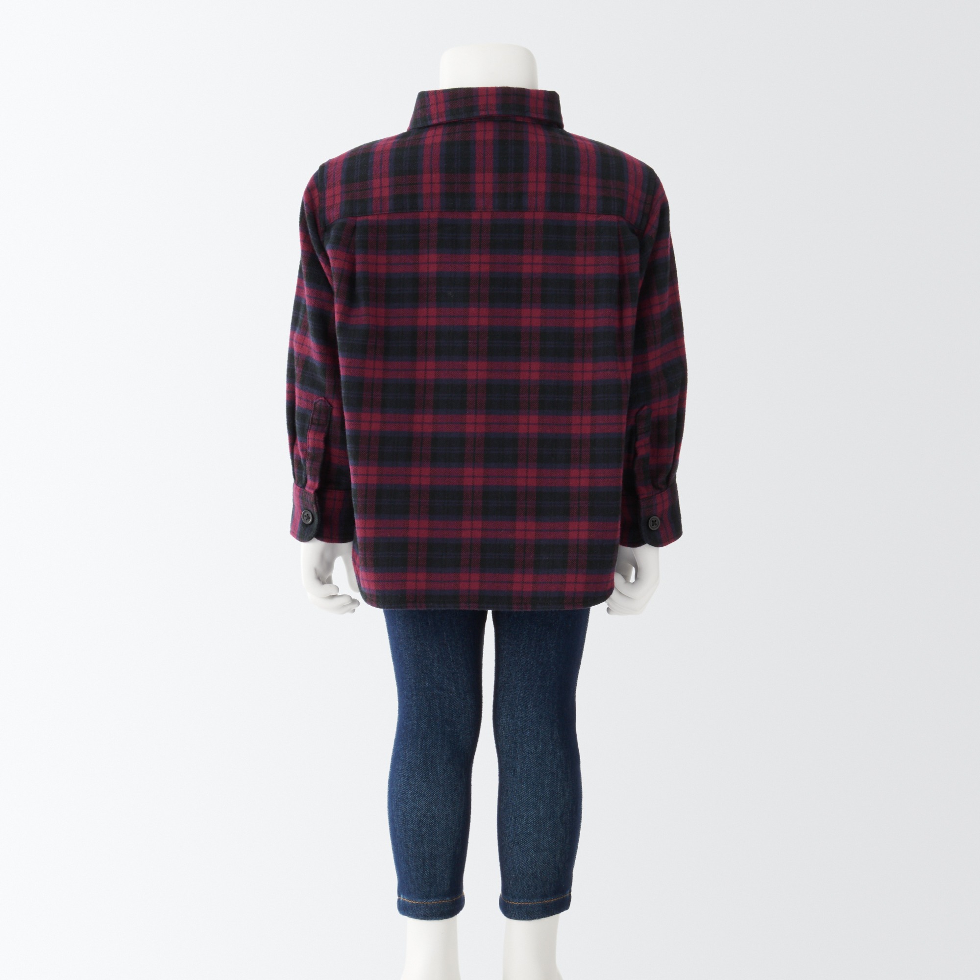 Flannel regular collar shirt (Baby)