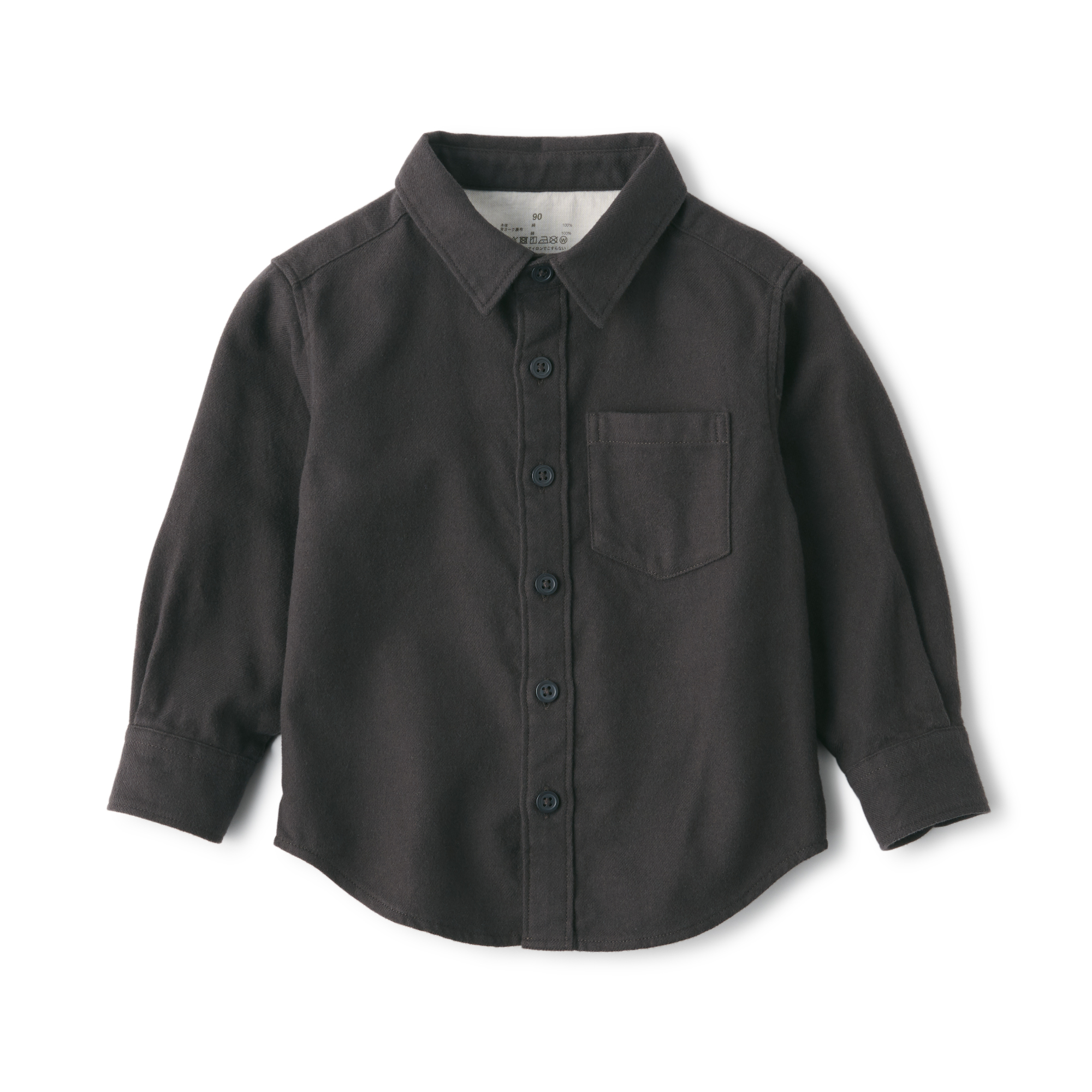 Flannel regular collar shirt (Baby)