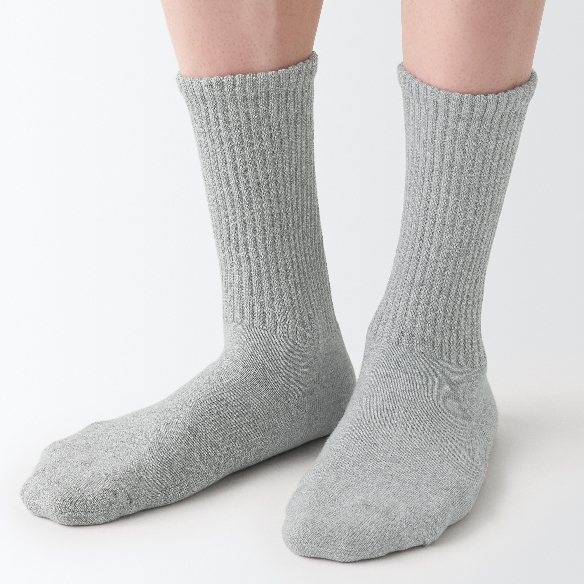Right Angle Pile Socks(Plain)