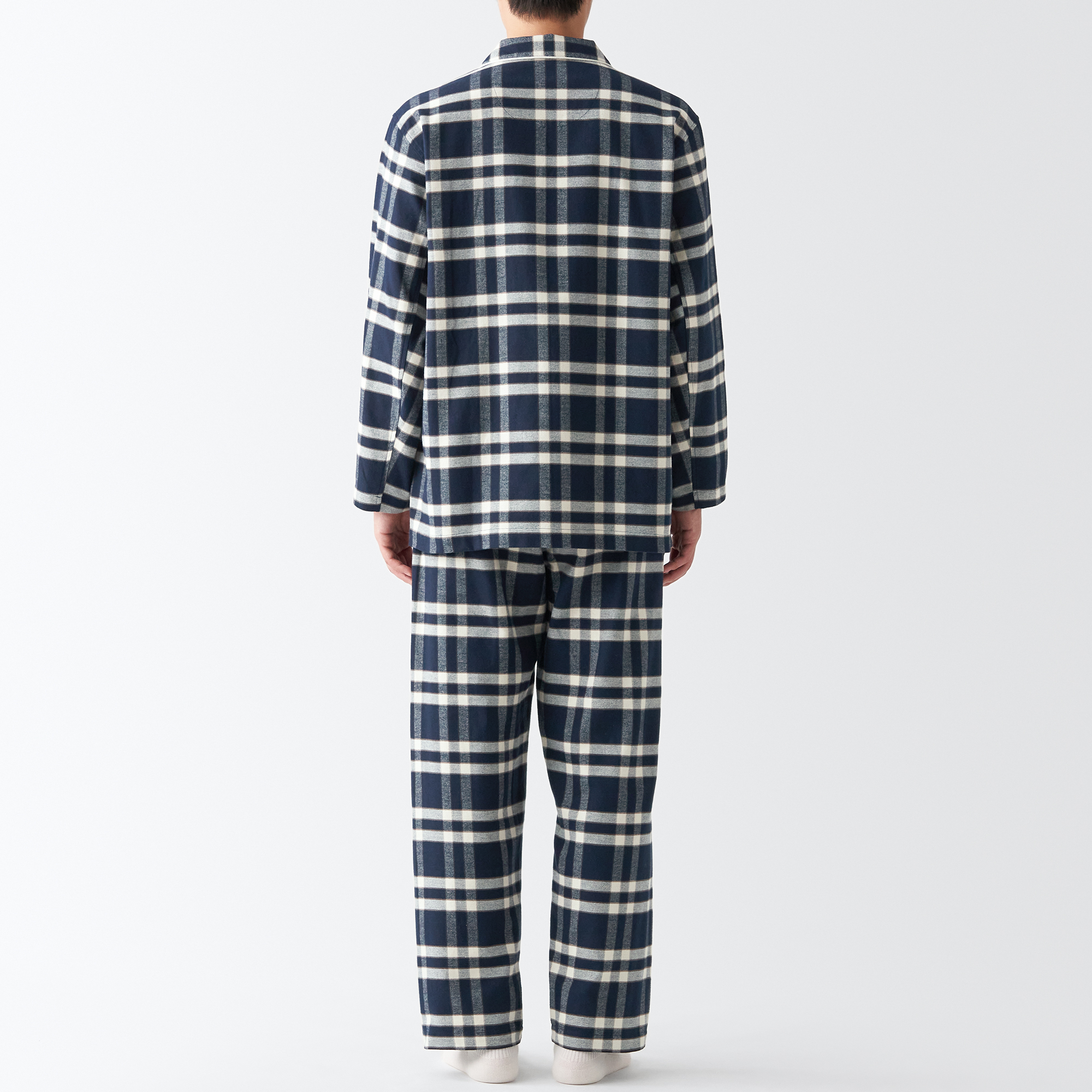 Side Seamless flannel Pajamas