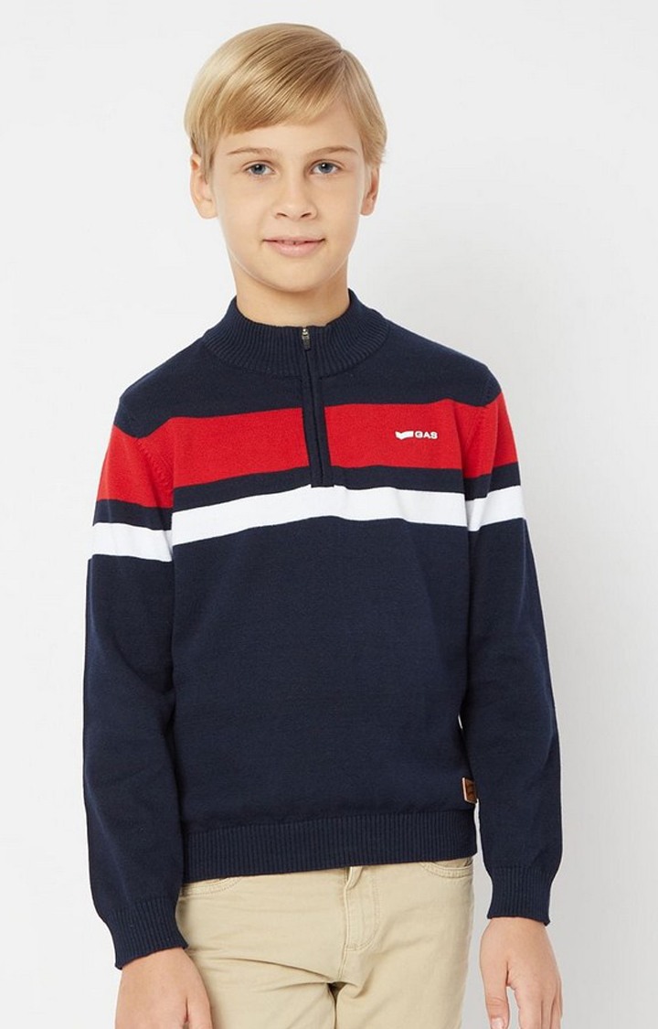 GAS | Remy Striped Cotton Sweater