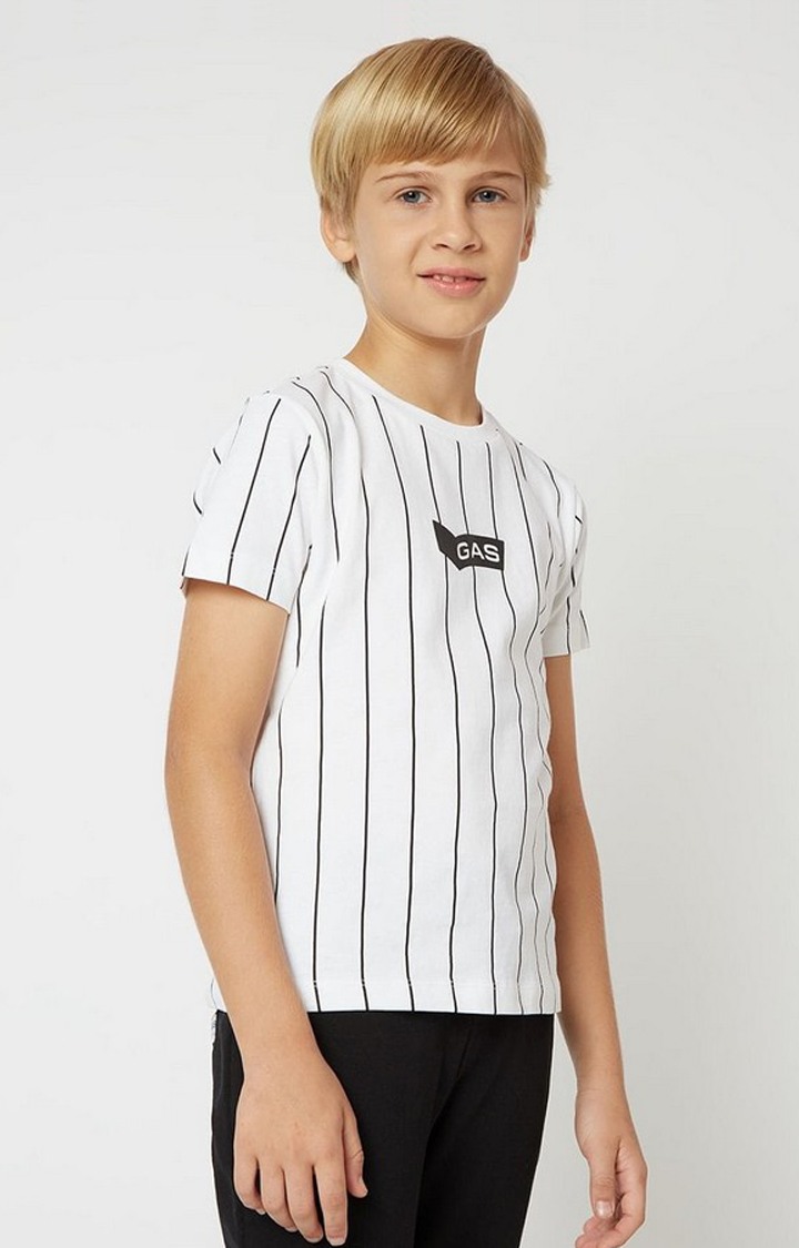 GAS | Scuba Striped Slim Fit Round-Neck T-Shirt