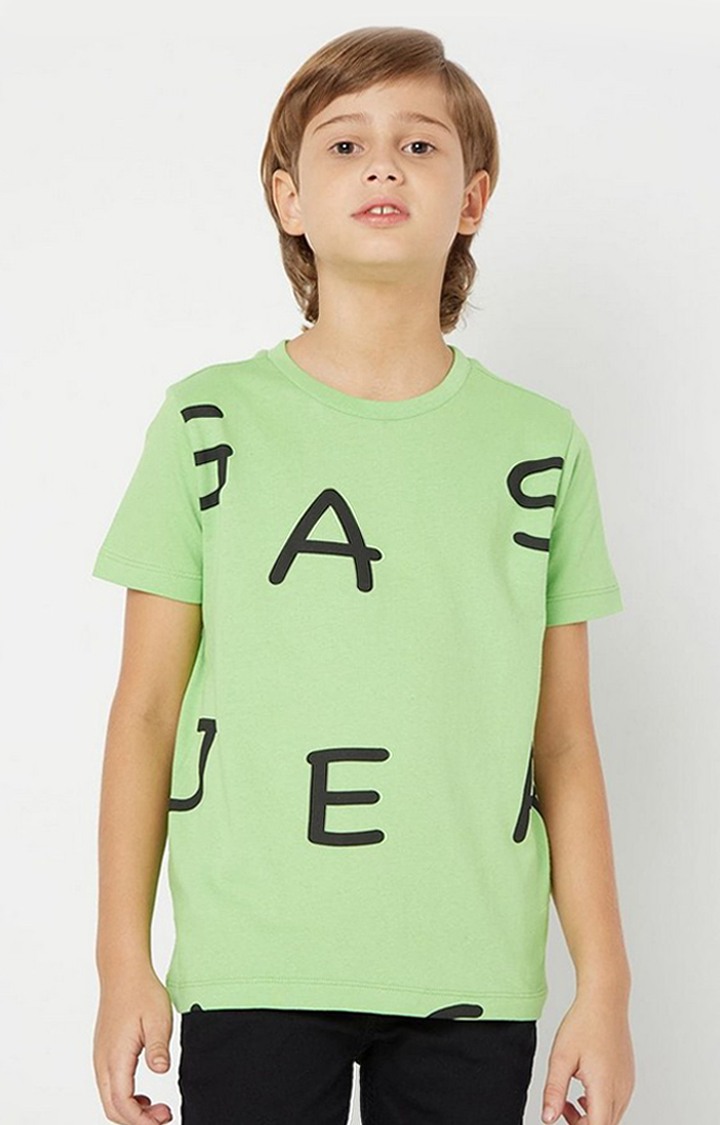 GAS | Scuba Text Slim Fit Round-Neck T-Shirt