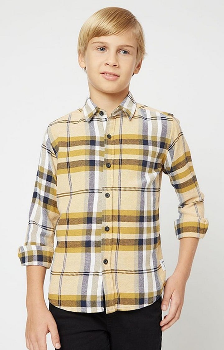 GAS | Lanzo Plaid Shirt with Spread Collar