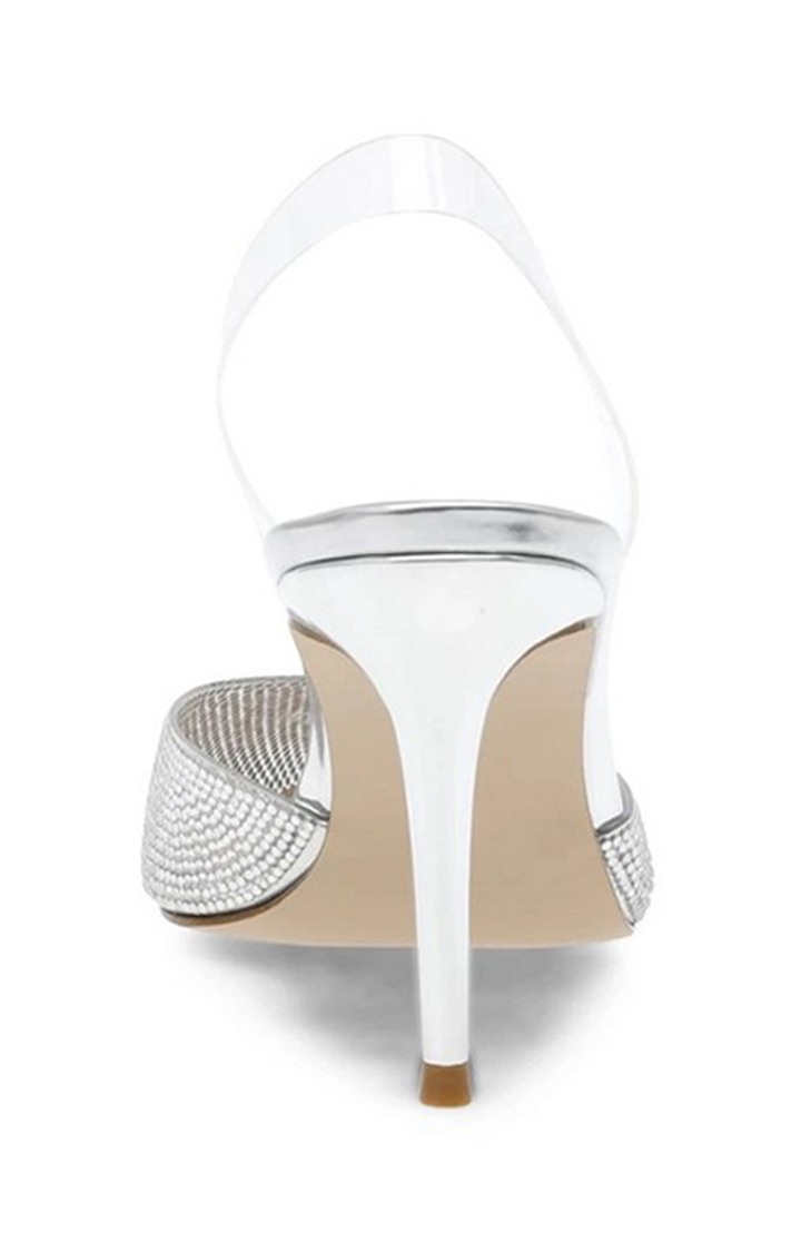 Lucyle Silver Pumps