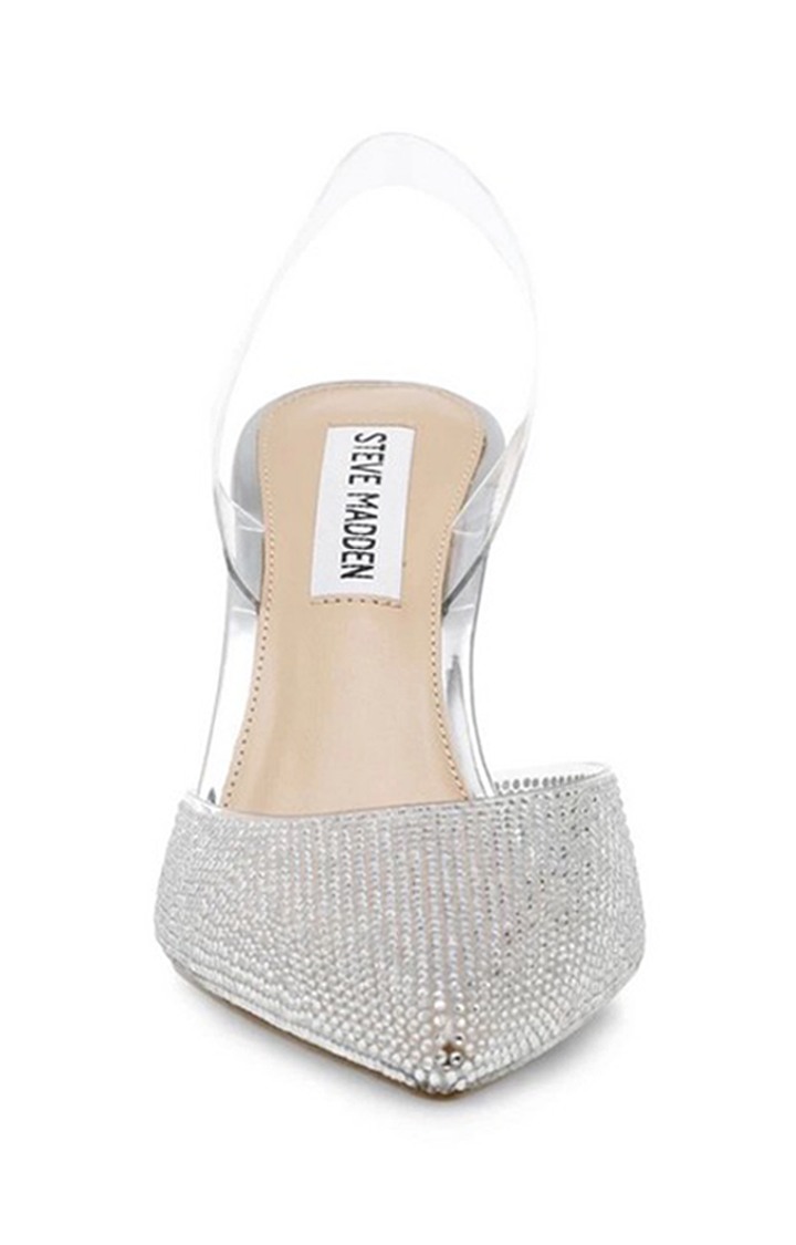 Lucyle Silver Pumps