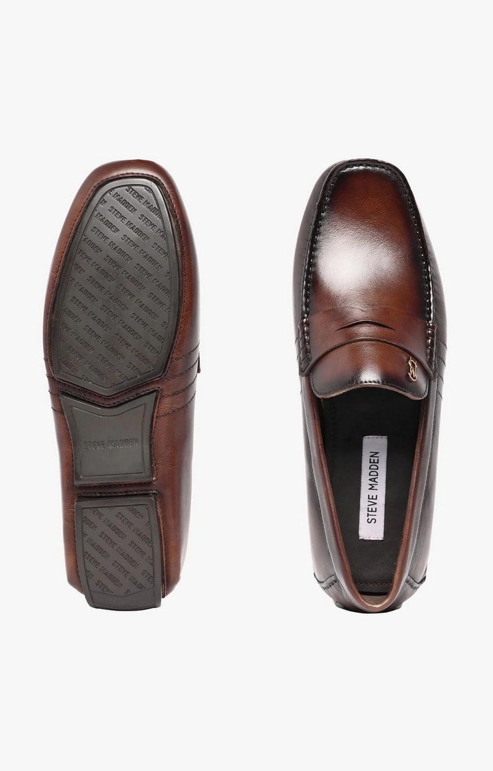 Sm-1529 Brown Driver Loafers