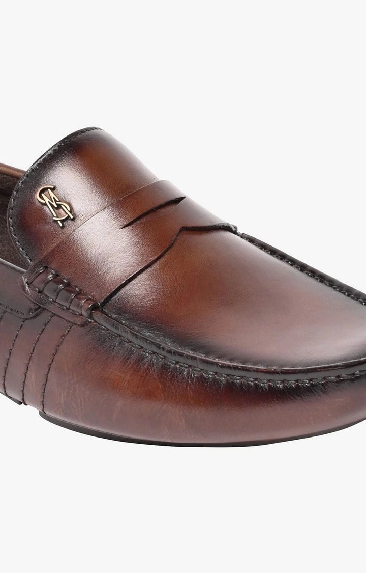 Sm-1529 Brown Driver Loafers