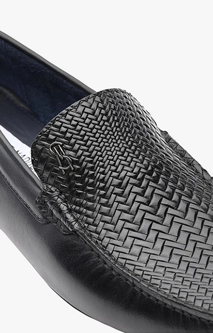 Sm-1530 Black Driver Loafers