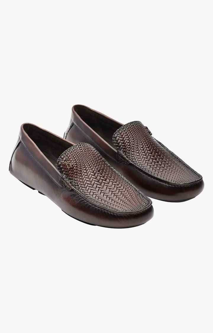 Sm-1530 Brown Driver Loafers