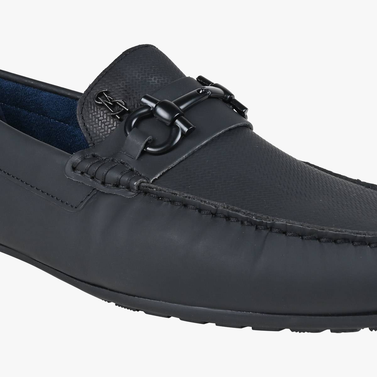 SM-1534 Black Driver Loafers