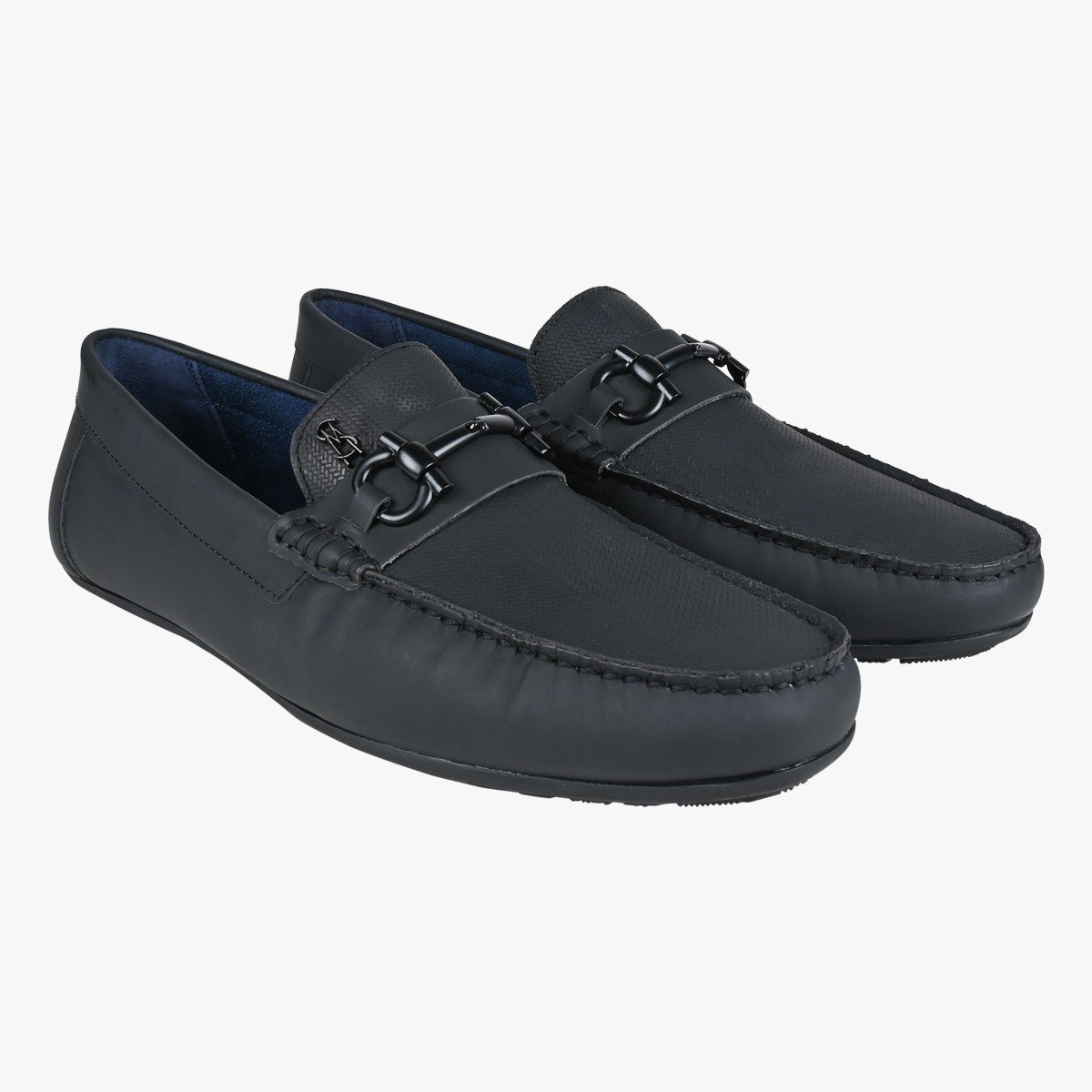 SM-1534 Black Driver Loafers