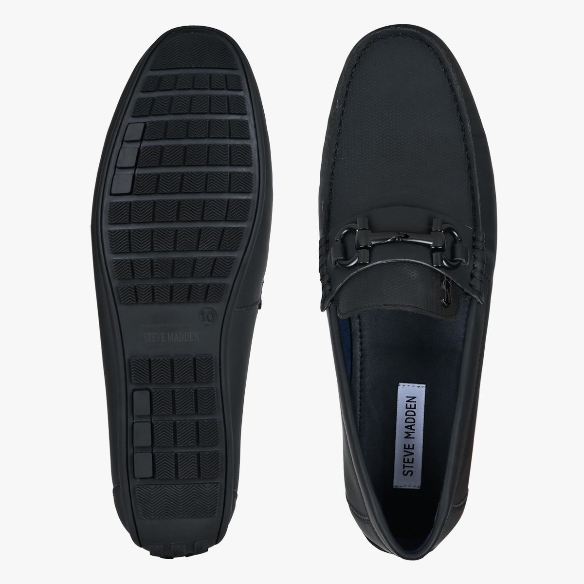 SM-1534 Black Driver Loafers