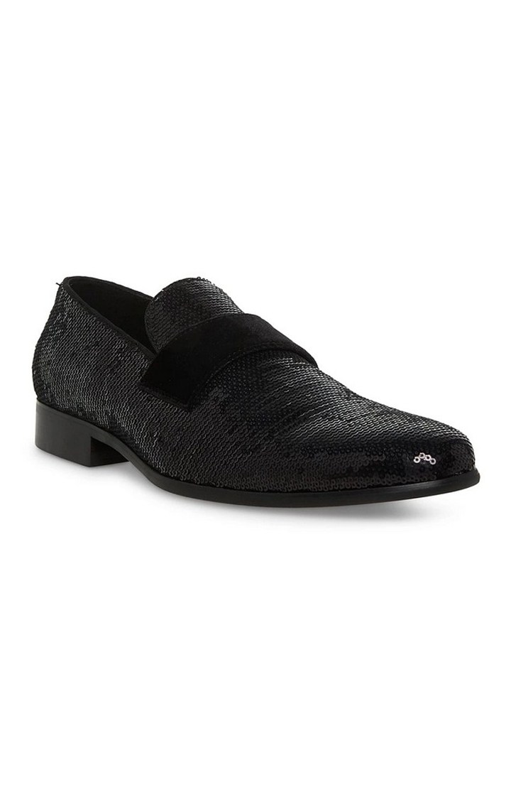 Arles Black Tie-Ups & Dress Loafers