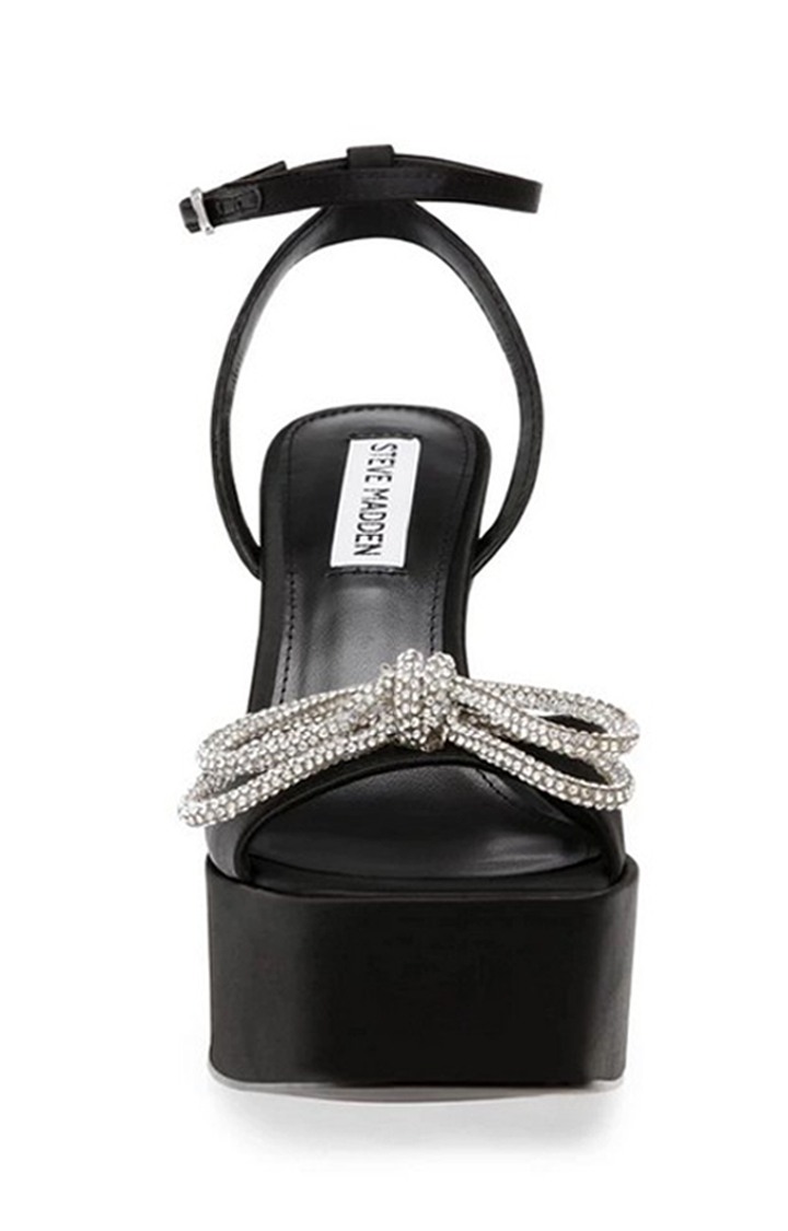 Darla Black Heel Sandals