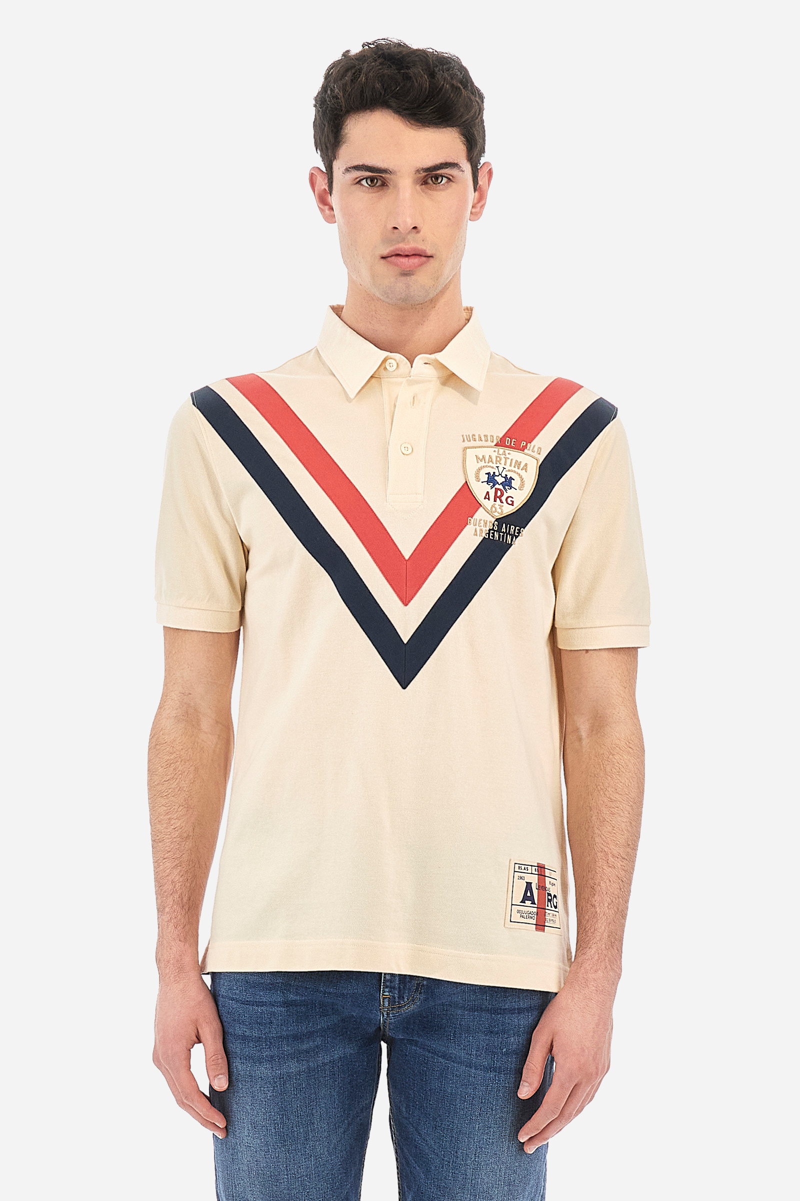 Regular Fit 100% Cotton Short-Sleeved Polo T-Shirt For Men - Valoree